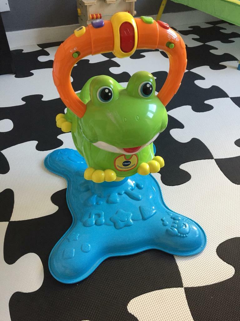 vtech baby bounce & discover frog